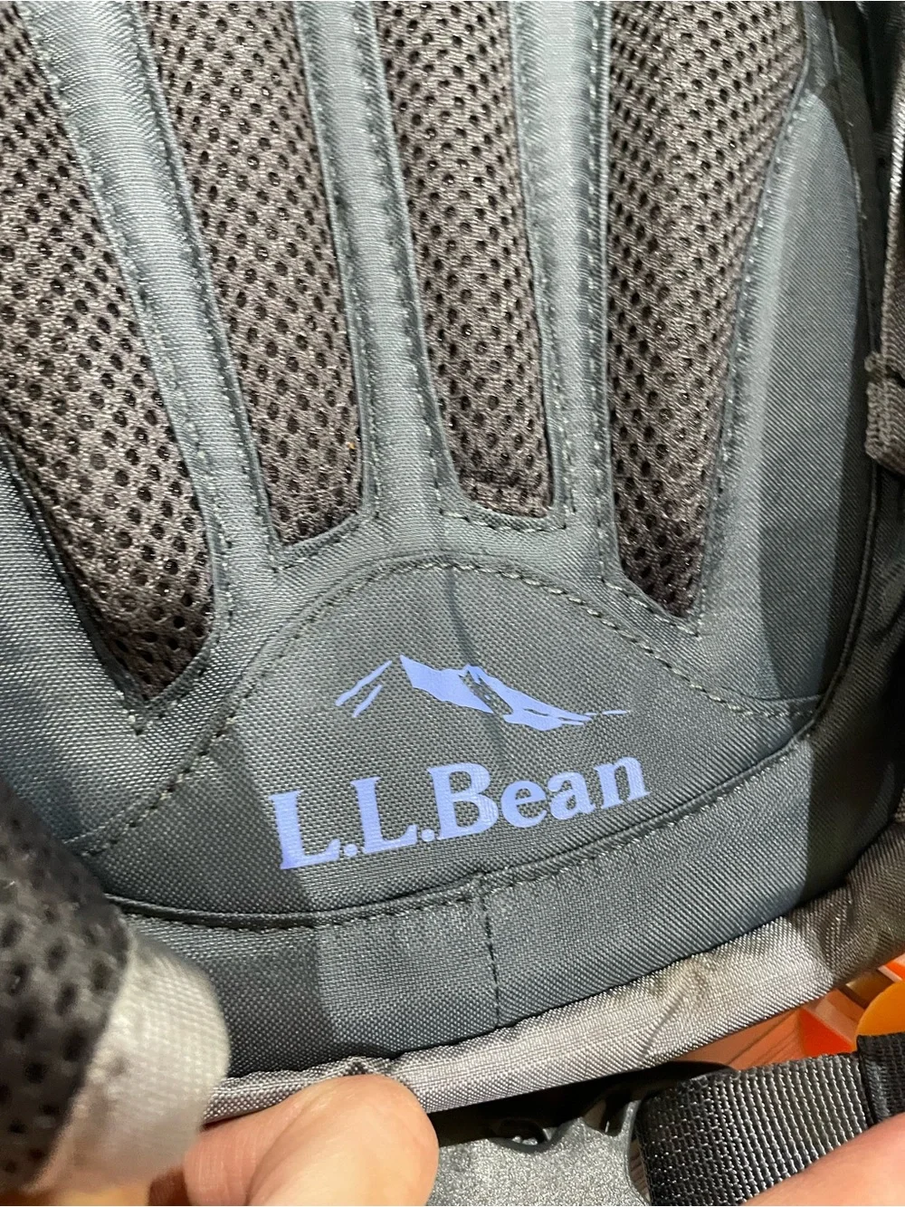 L.L. Bean Blue and Gray Lightweight Daypack Backpack Lily 18 back to school